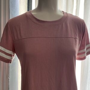Flirtitude Mauve Short Sleeve Tee